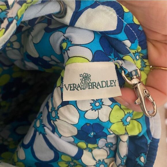 Vintage 00s Vera Bradley Floral Drawstring Backpack - Picture 6 of 6